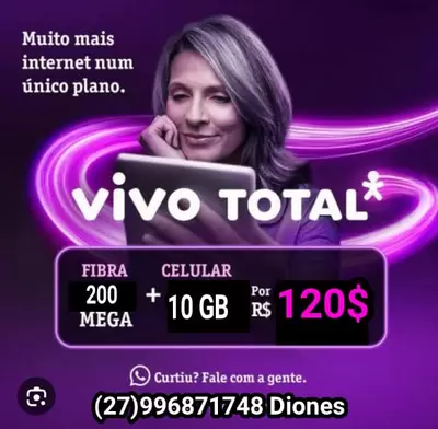 Internet Fibra Vivo 200 Mega