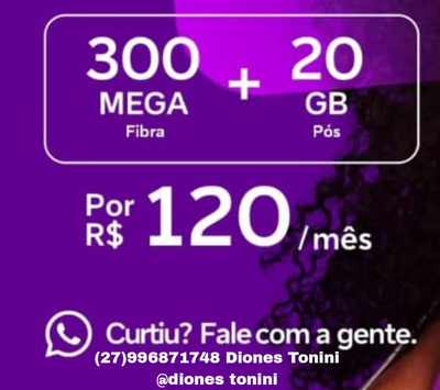 Internet Fibra Vivo 300 Mega