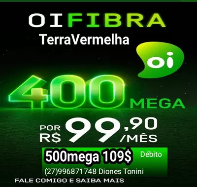 Fibra turbo 500 mega (internet + tv) em Botucatu, SP